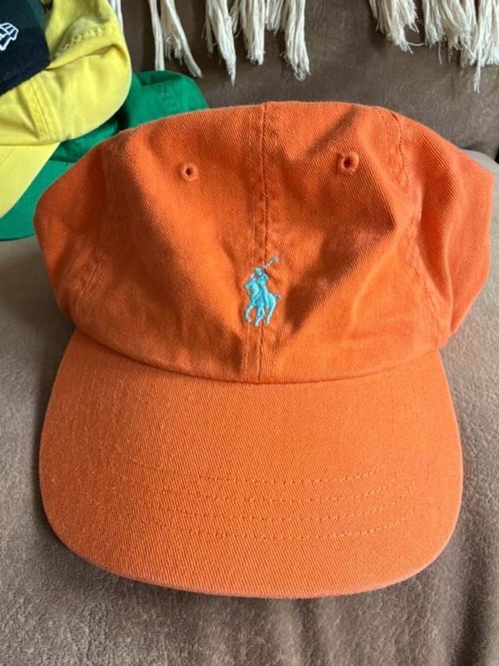 Polo Ralph Lauren Classic Baseball Cap One Size Orange Cotton